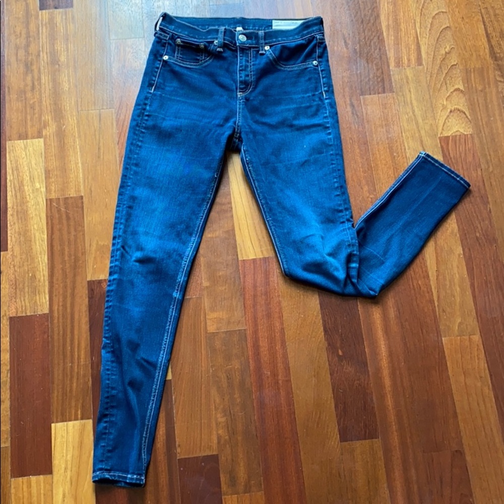 Rag & Bone High Rise Skinny Jeans, Size 28